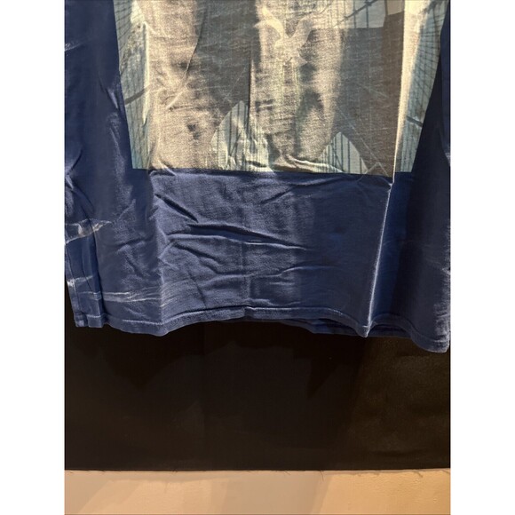 American Eagle Outfitters Men Blue Small Graphic Tee Brooklyn Bridge Crew Neck - Picture 6 of 11